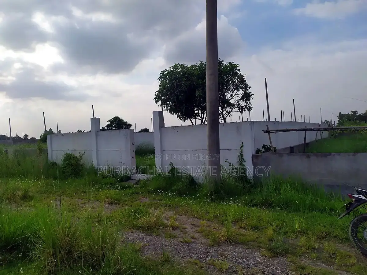 RAJUK Purbachal Sector 15: 5 Katha Plot Near 75 Ft Road & School