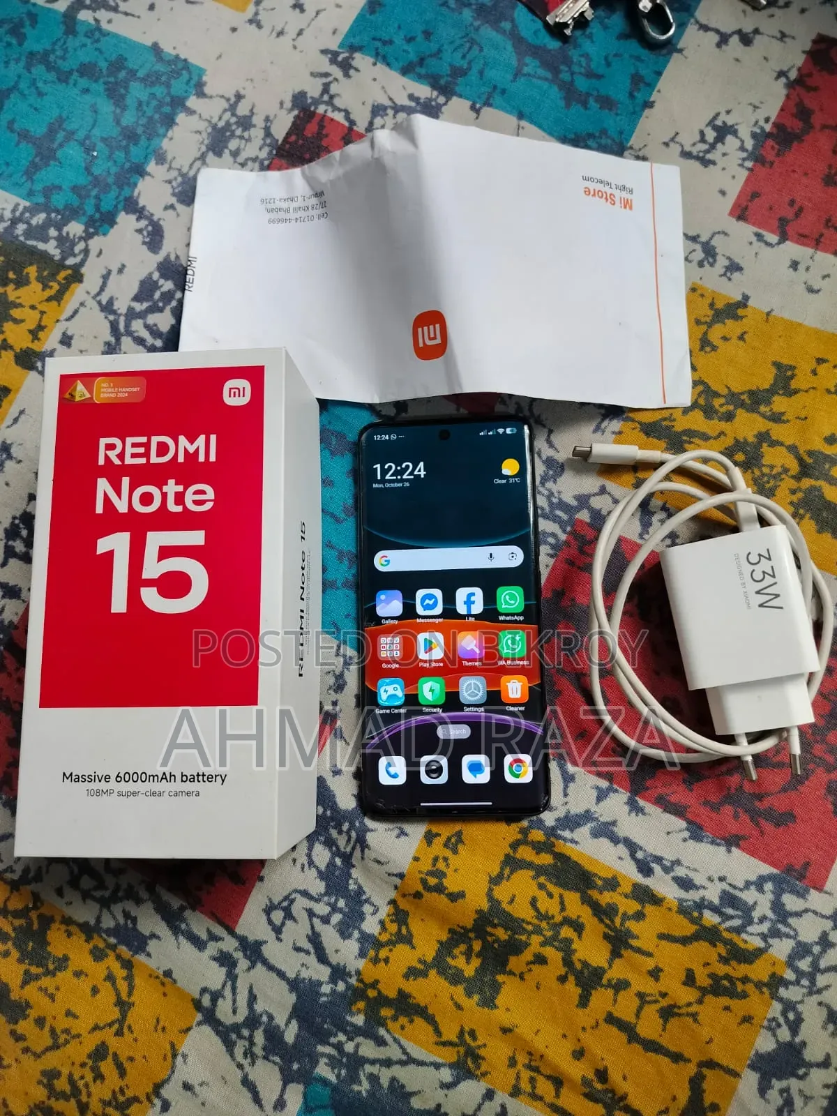 Xiaomi Redmi Note 15 256 GB Black