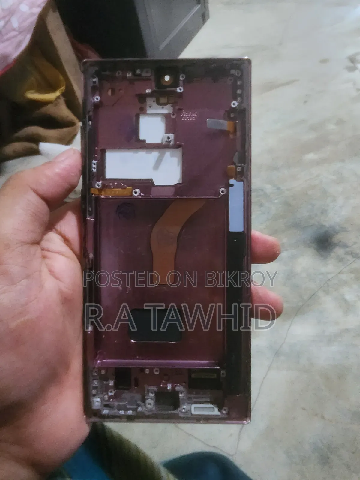 Samsung Galaxy S22 Ultra Middle Frame With Oled Display