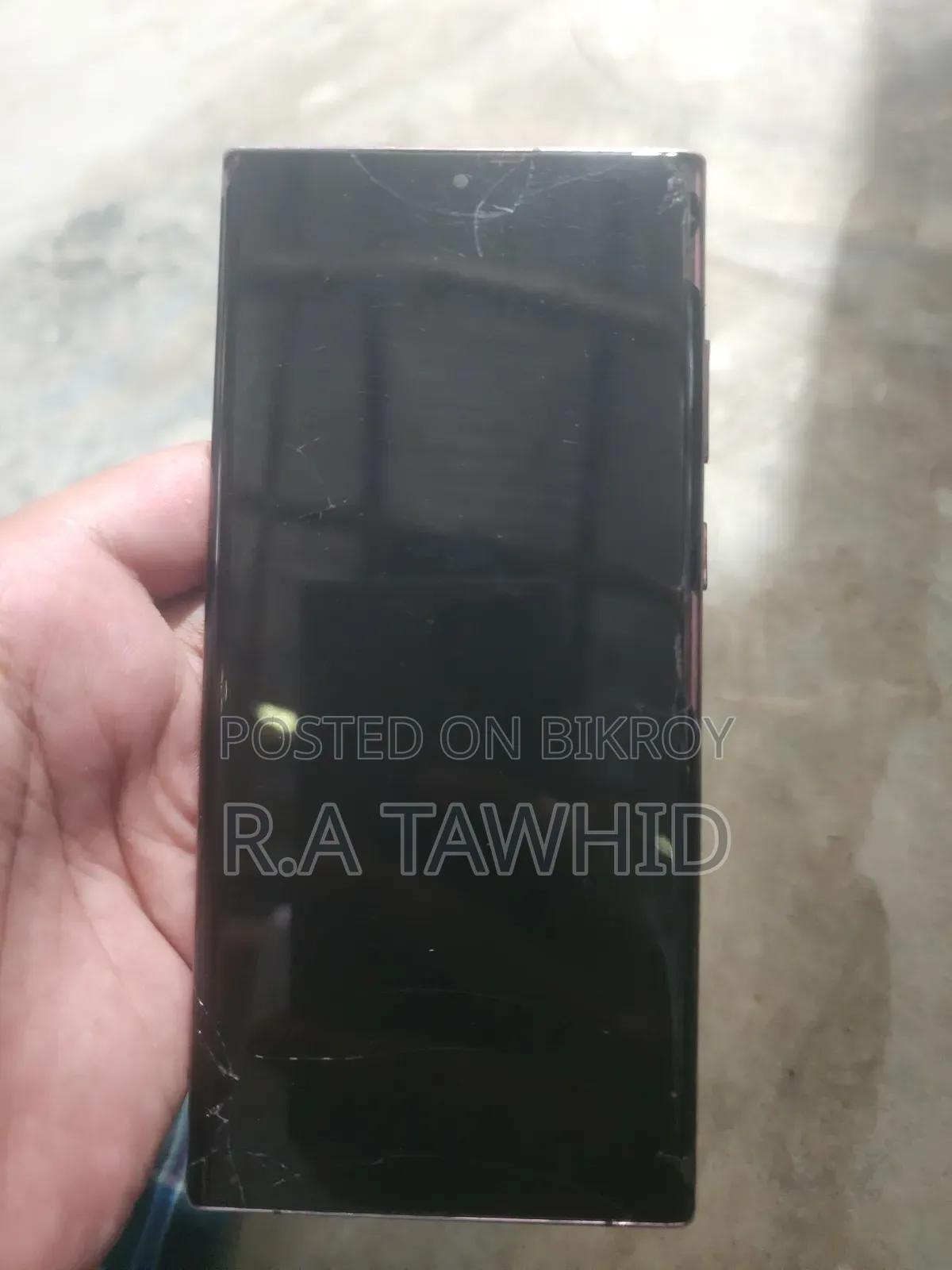 Samsung Galaxy S22 Ultra Middle Frame With Oled Display
