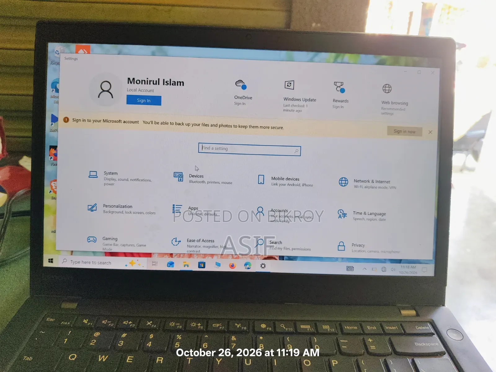 Laptop Lenovo ThinkPad T470s 8GB Intel Core i5 SSD 256GB