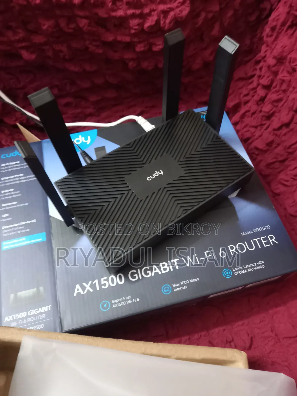 Cudy AX1500 Gigabit WiFi 6 Router