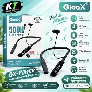 GiooX GX-POWER Neckband Bluetooth Earphone Best Deals
