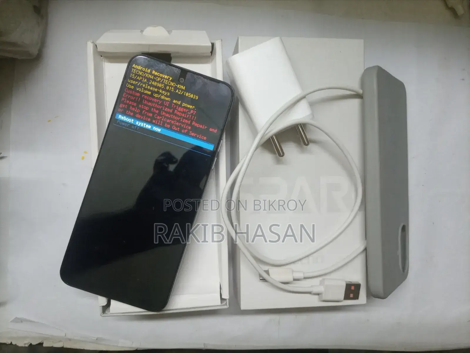টেকনো স্পার্ক গো ২ ৬৪ জিবি সিলভার