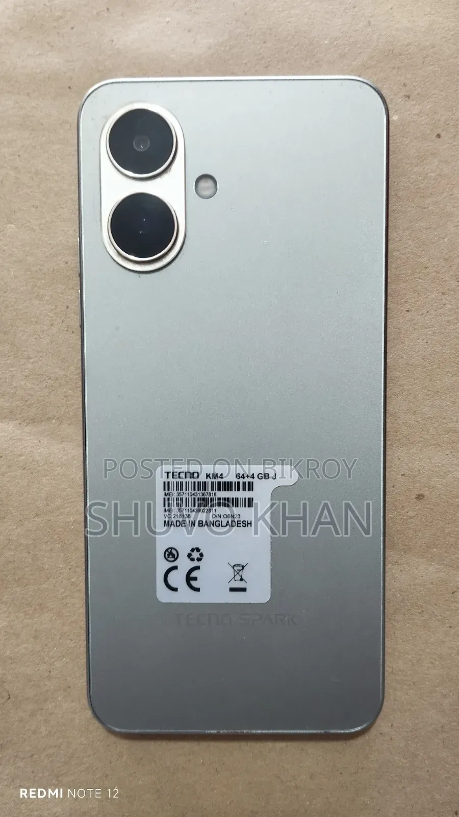 Tecno Spark Go 2 64 GB Silver