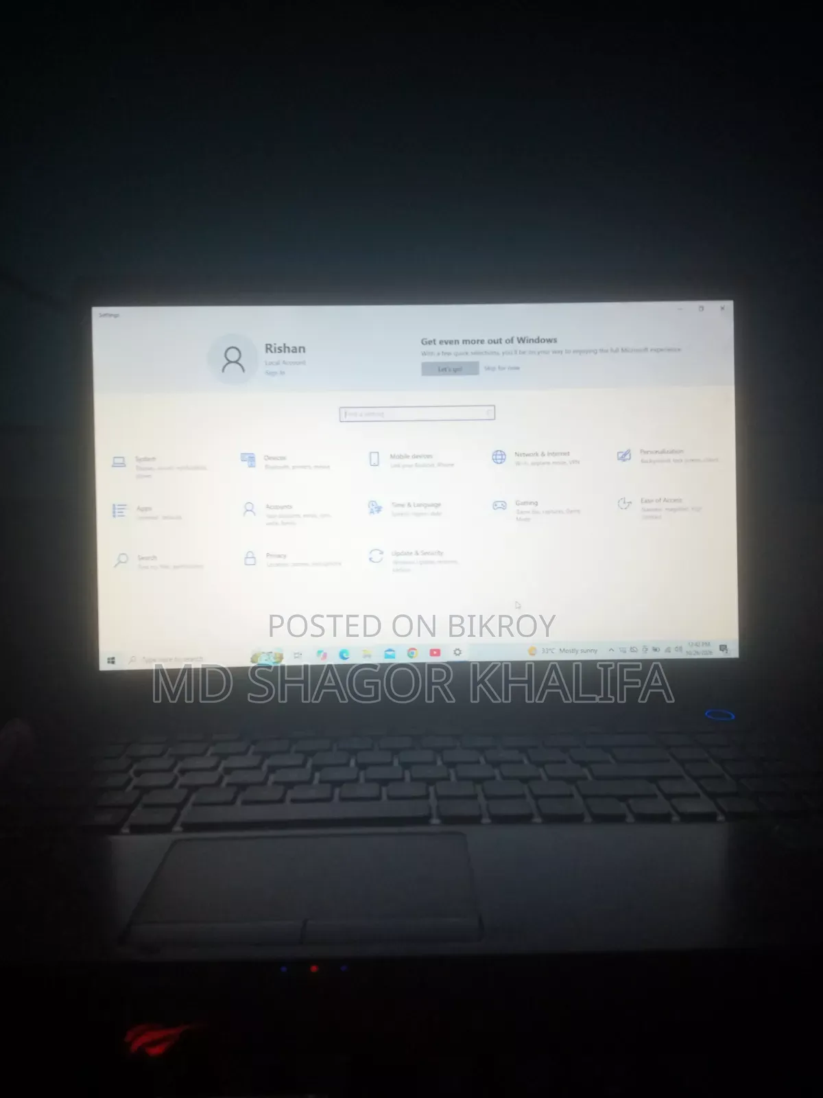 Laptop Samsung NP300E4V 4GB Intel Core i3 HDD 256GB