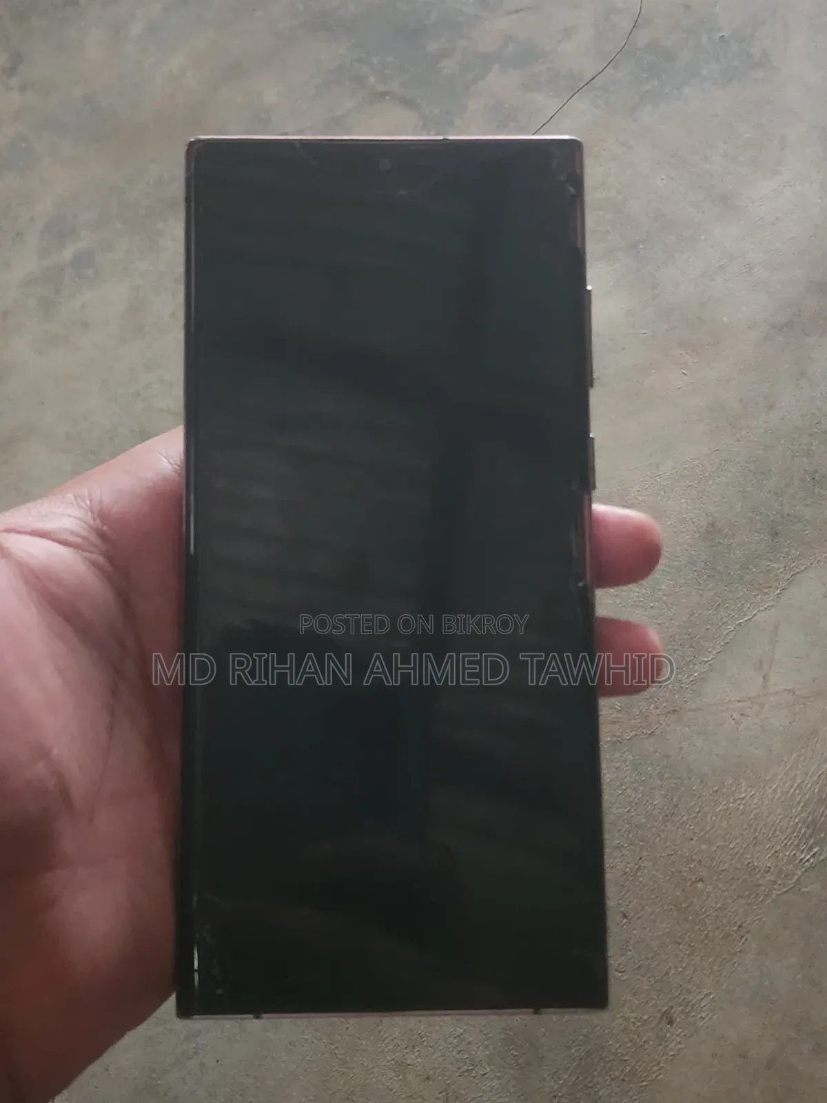 Samsung Galaxy S22 Ultra Middle Frame With Display, Backshell