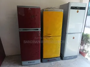 Three refrigerators for sale, various brands Walton, LG, Konka.