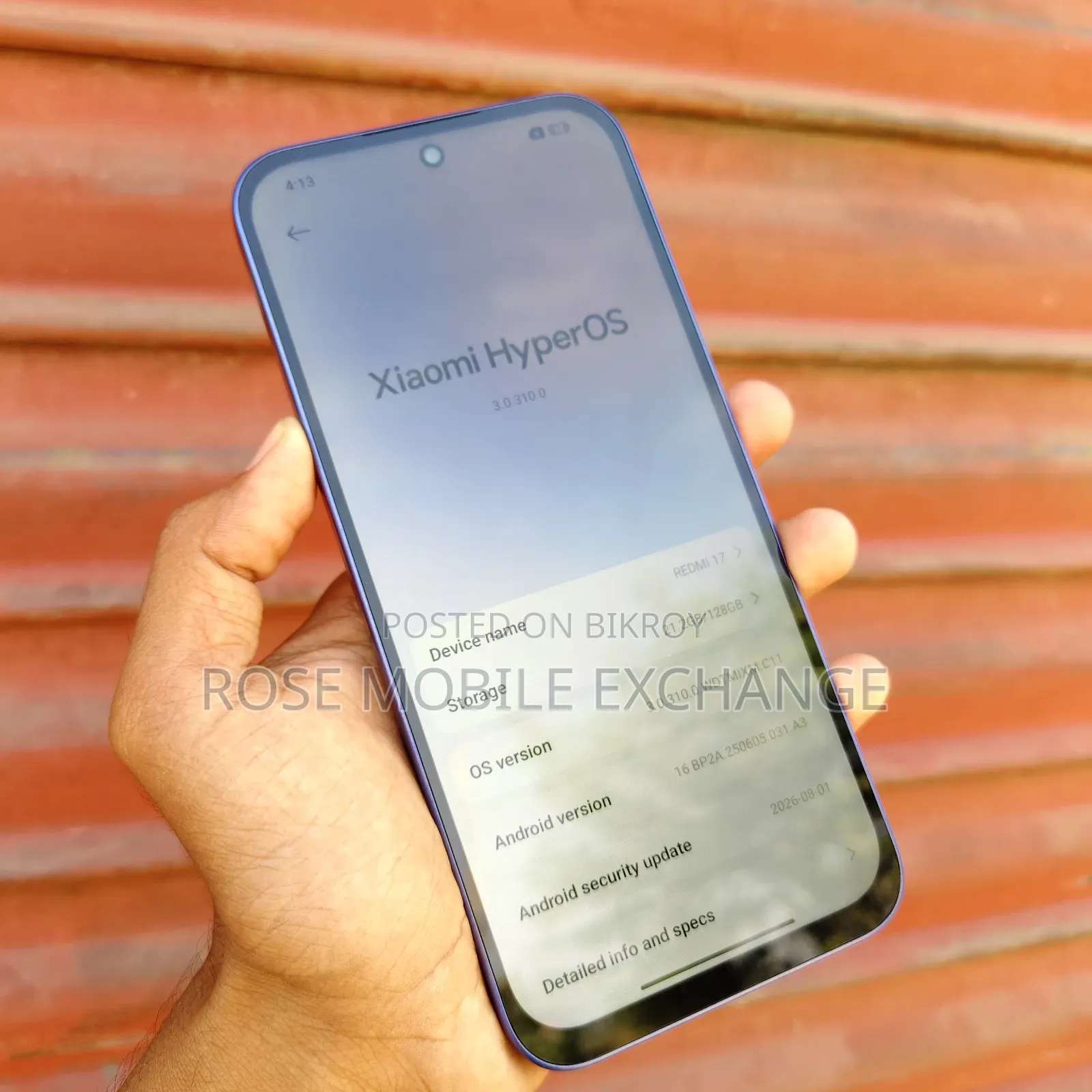 নতুন শাওমি রেডমি ১৭ ১২৮ জিবি নীল