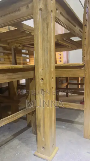সেগুন কাঠের প্রিমিয়াম ডাইনিং টেবিল