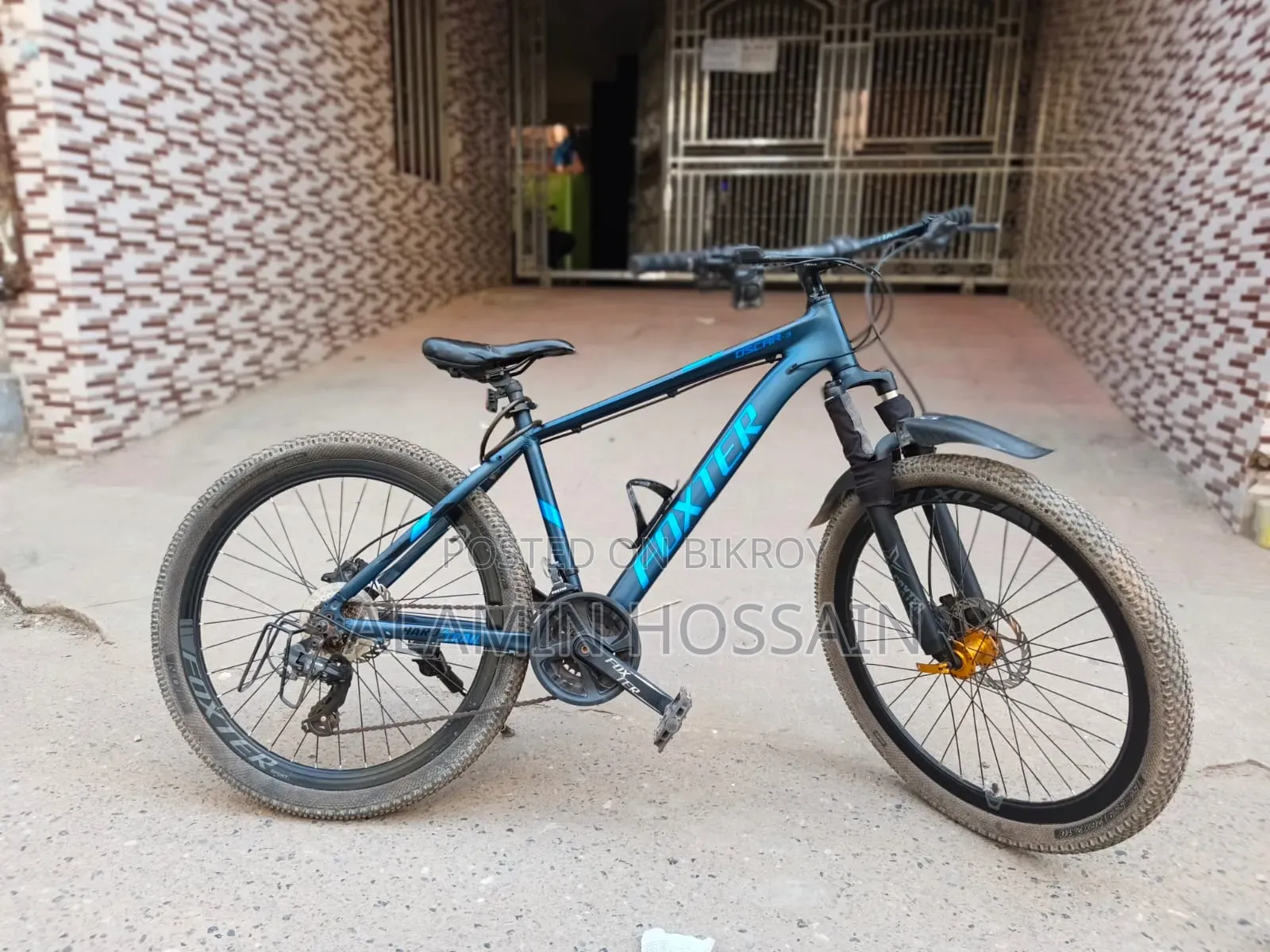 Brand FOXTER, Aluminum Body, Gear 3/8, Wheel 26, Oil Brake