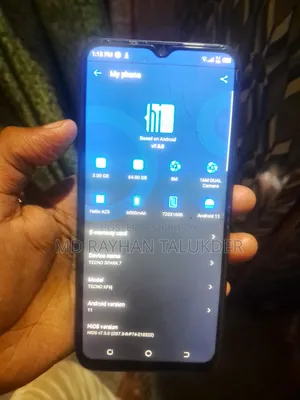 Tecno Spark 7 64 GB Black