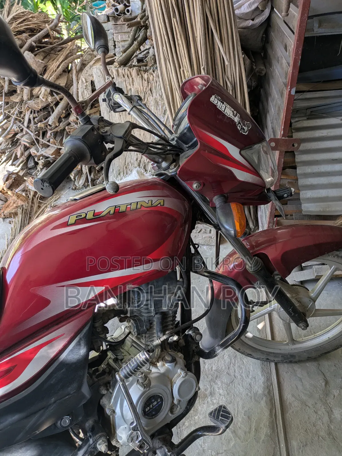 Bajaj Platina 110 2017 Red