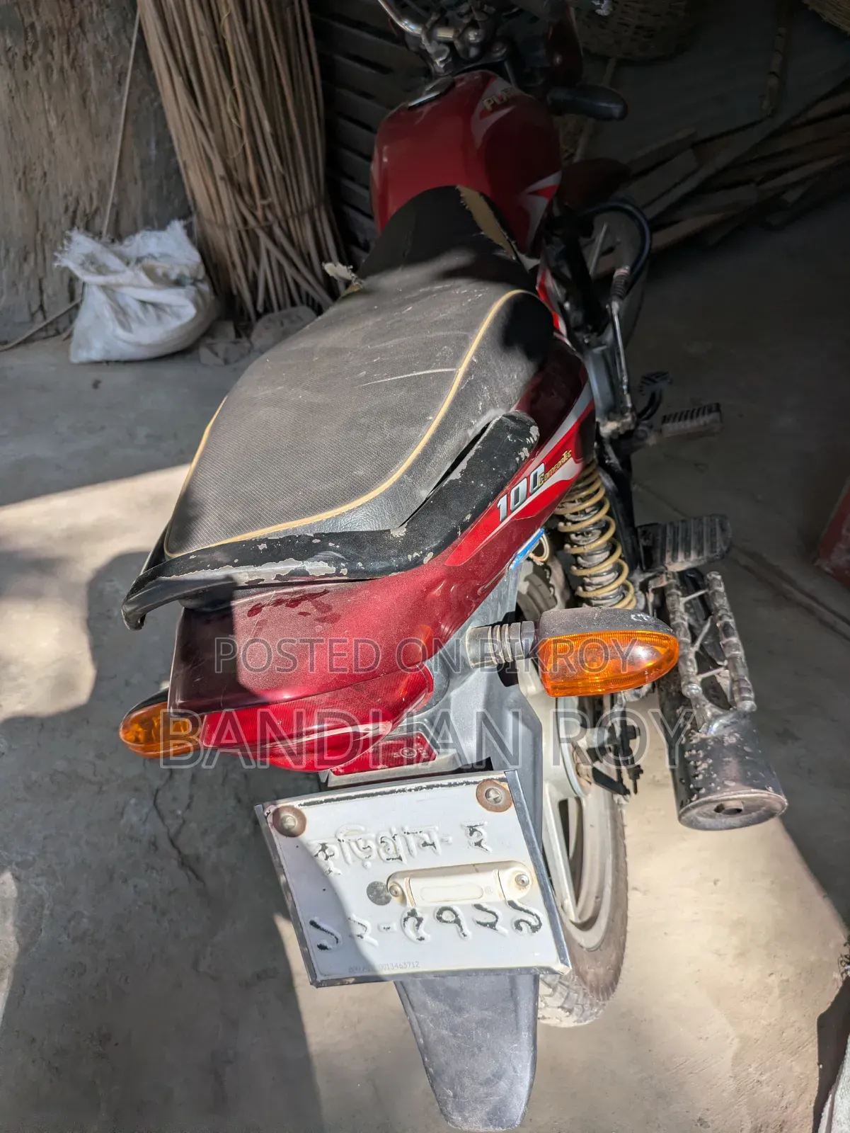 Bajaj Platina 110 2017 Red