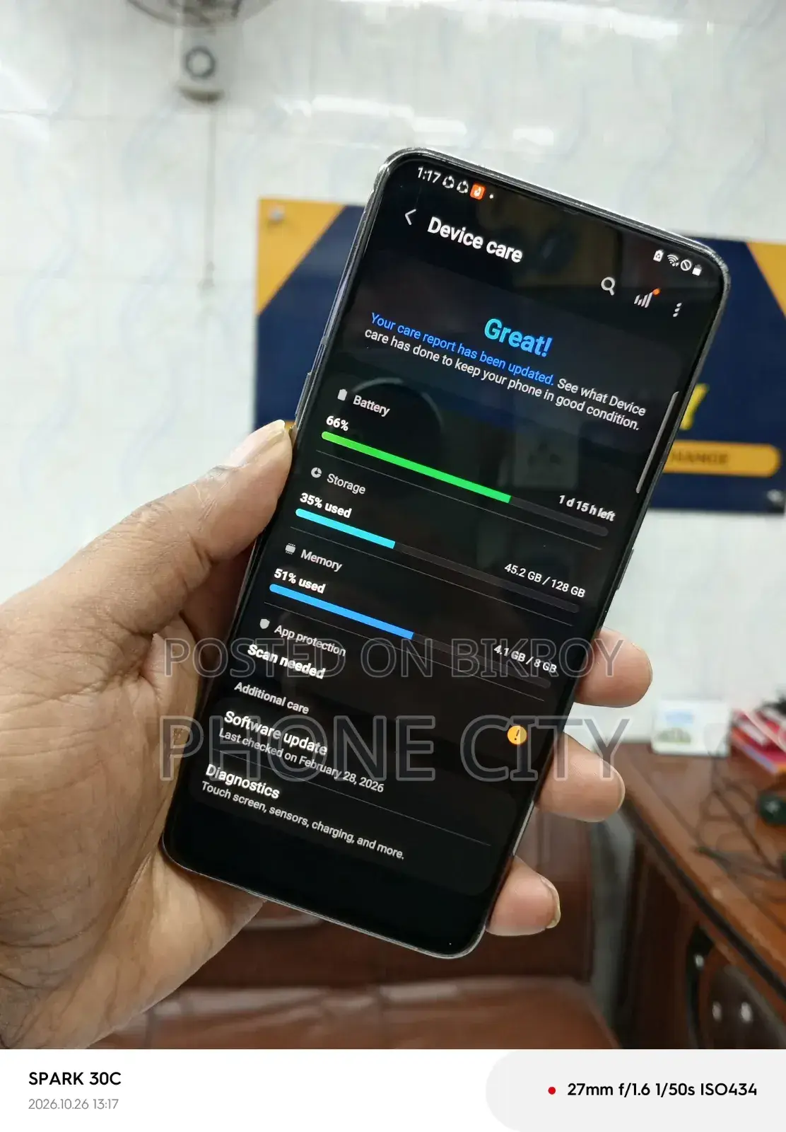 Samsung Galaxy A80 128 GB Black