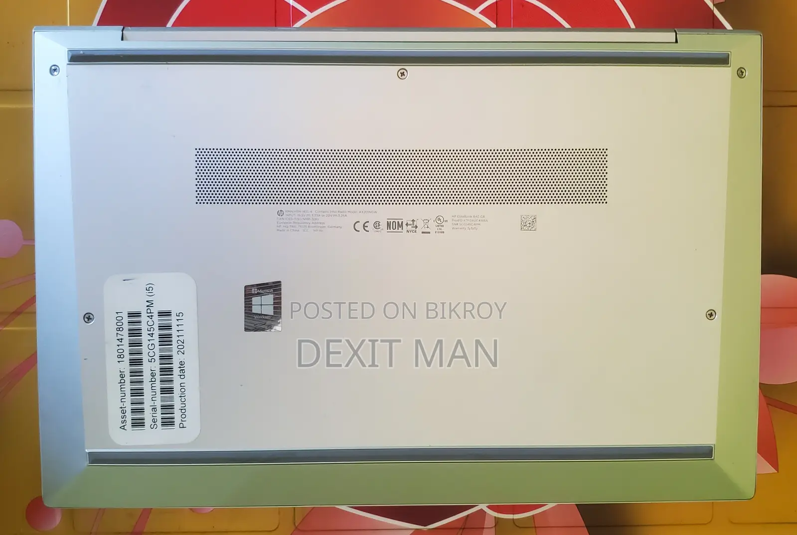 ল্যাপটপ HP EliteBook 840 G8 8GB ইন্টেল কোর i7 SSD 256GB