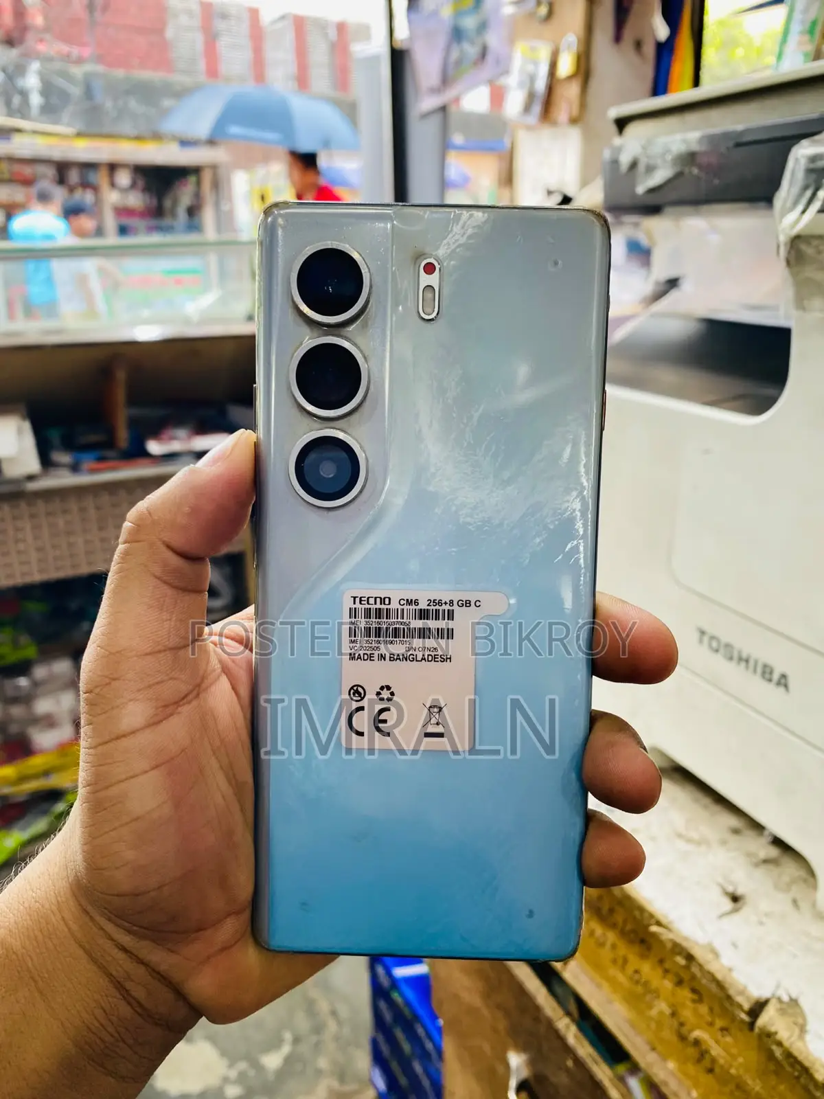 Tecno Camon 40 Pro 4G 256 GB Blue