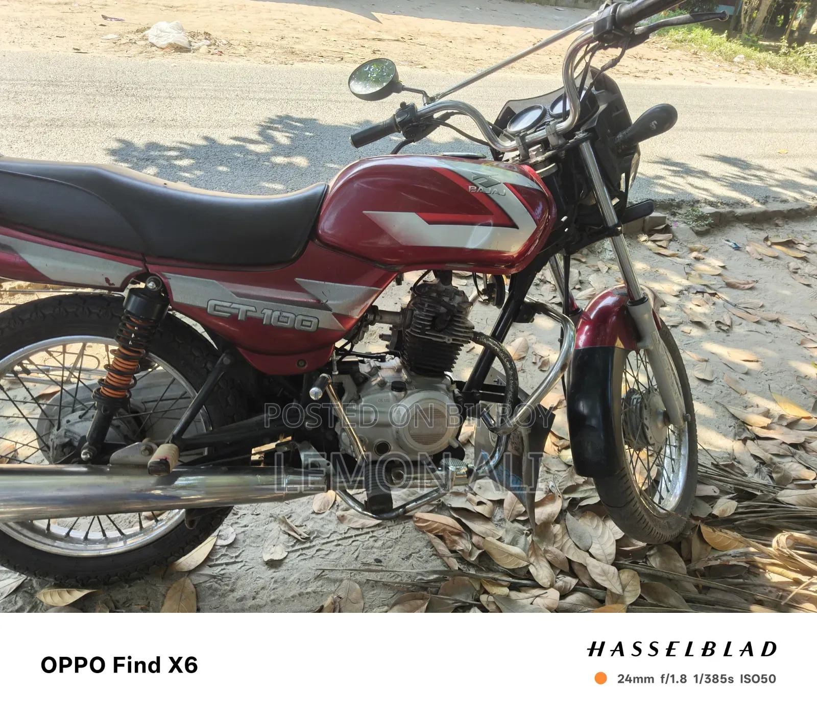 Bajaj CT 100 2014 Red
