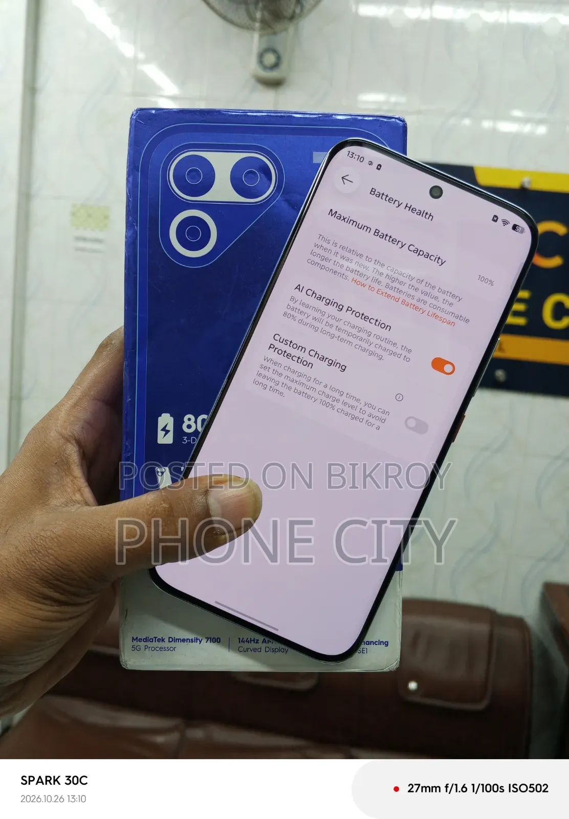 Tecno Pova Curve 2 128 GB Silver