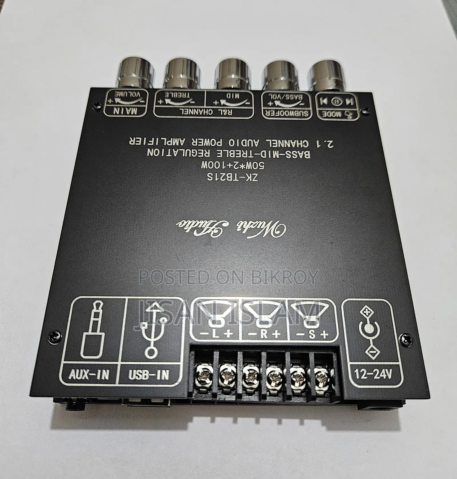 ZK-TB21S 2.1-Channel + SMPS 24v/10a (New)