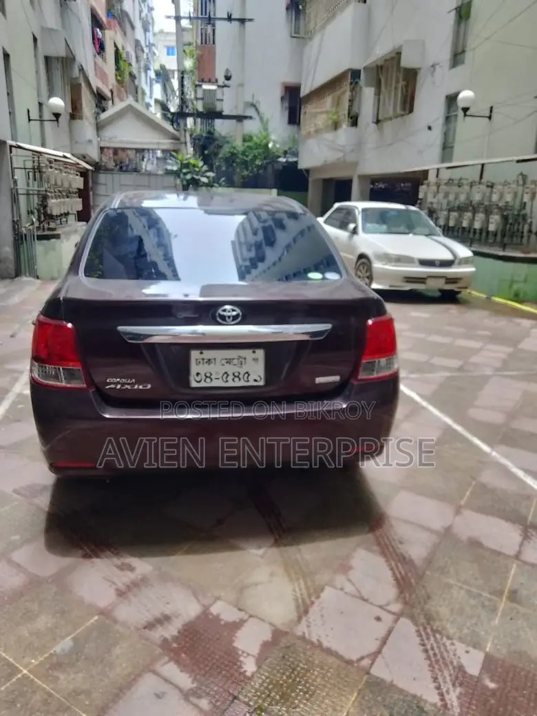 Toyota Axio 1.8 Luxel Two Wheel Drive 2012 Maroon