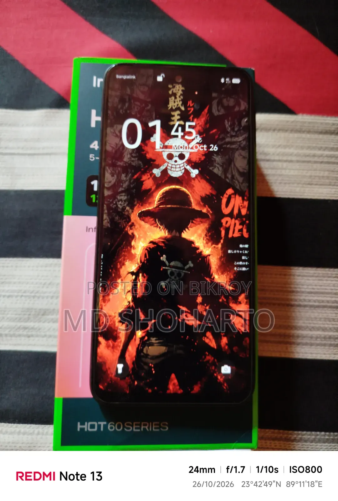 Infinix Hot 60i 128 GB Black
