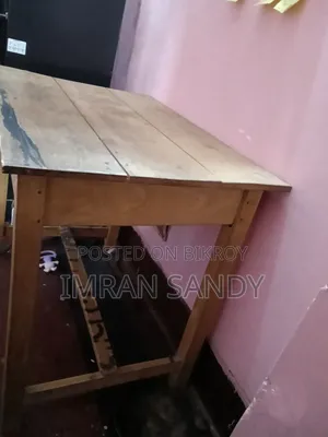 A wooden table for sale