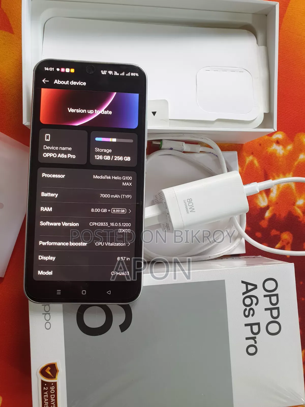 Oppo A6s Pro 256 GB Silver