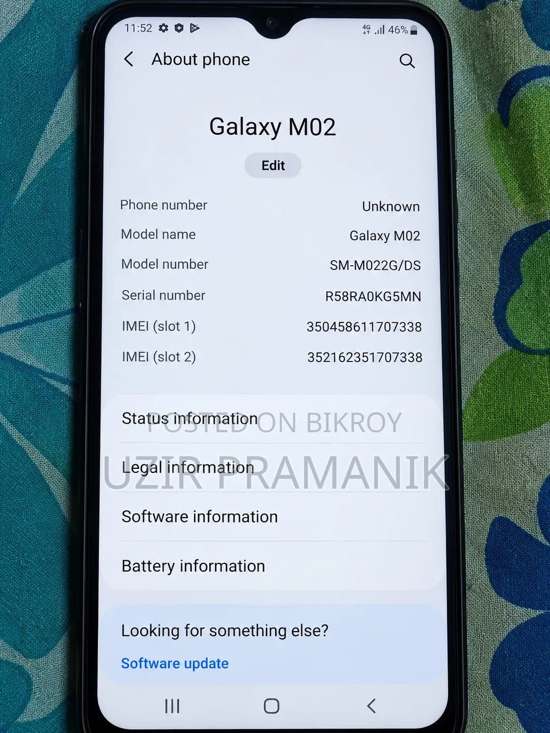 Samsung Galaxy M02 32 GB Black
