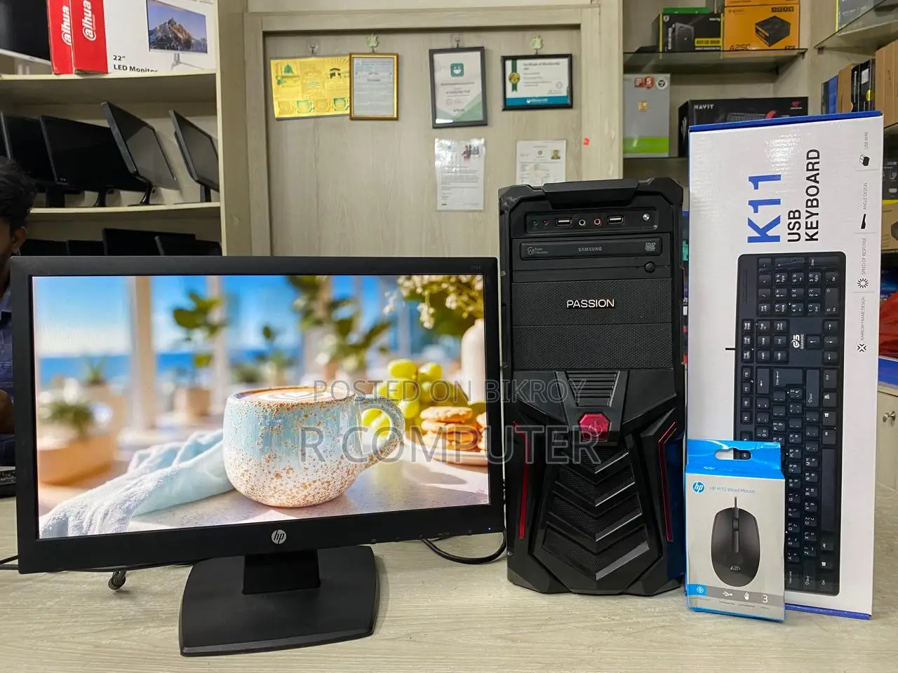 Desktop Computer Gigabyte 8GB Intel Core i3 SSD 128GB