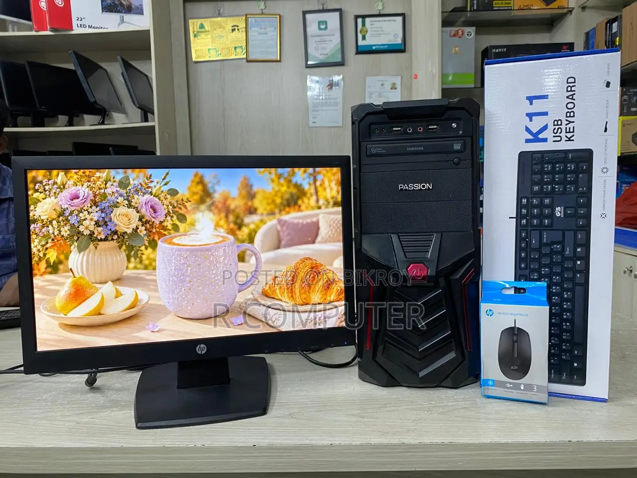 Desktop Computer Gigabyte 8GB Intel Core i3 SSD 128GB