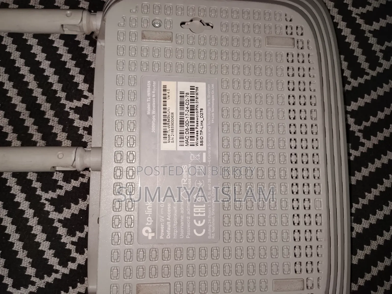 Very good router used for a short time