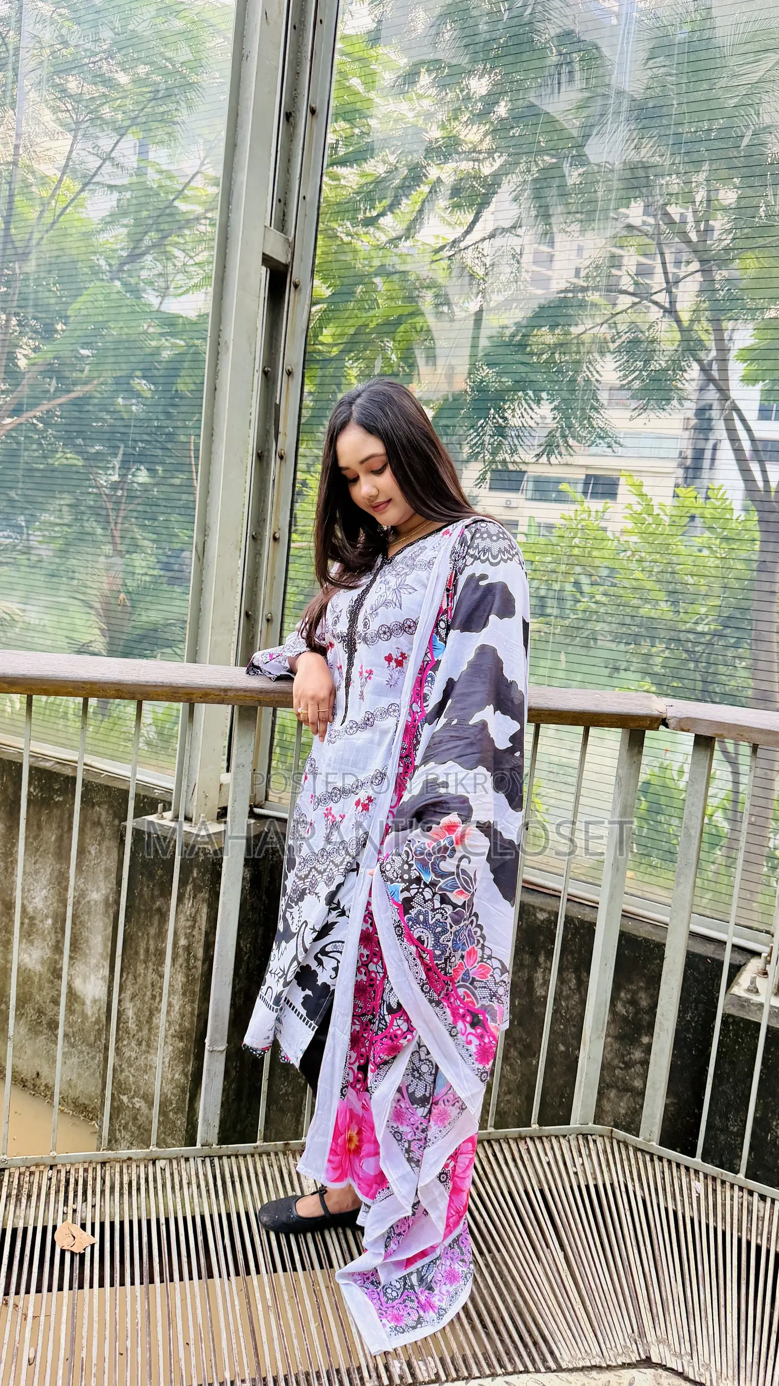 মহিলাদের জন্য প্রিমিয়াম কটন থ্রি পিস
