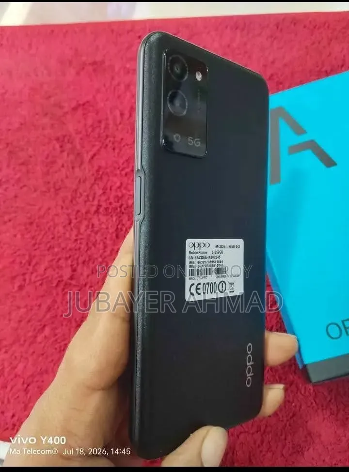 Oppo A56 5G 256 GB Black