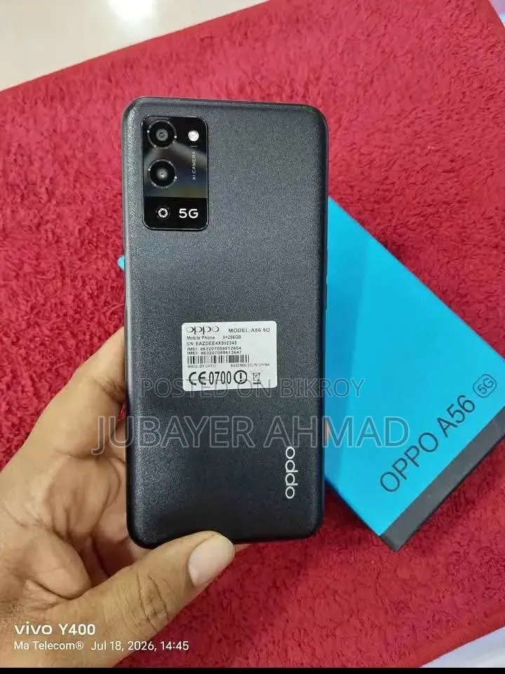 Oppo A56 5G 256 GB Black