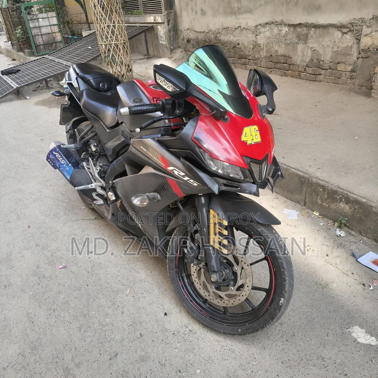 ইয়ামাহা আর১৫ ভি৩ ২০১৯ গ্রে