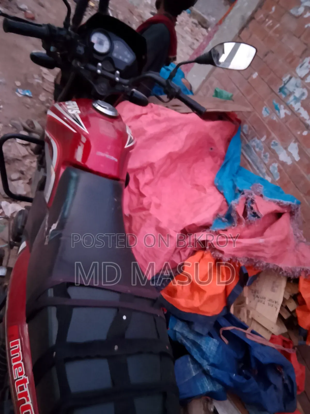 TVS Metro 2019 Red