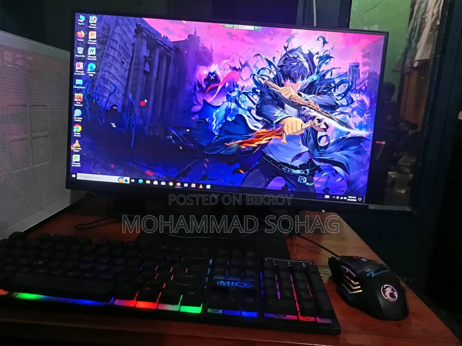 Desktop Computer MSI 8GB AMD Ryzen 3 SSD 128GB