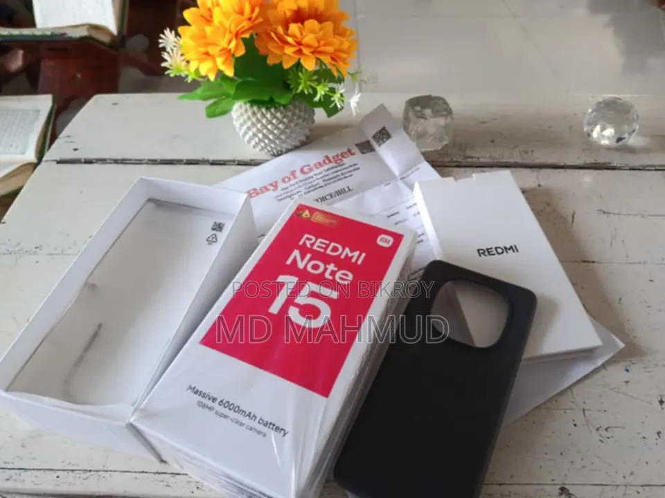 শাওমি রেডমি নোট ১৫ ১২৮ জিবি সিলভার