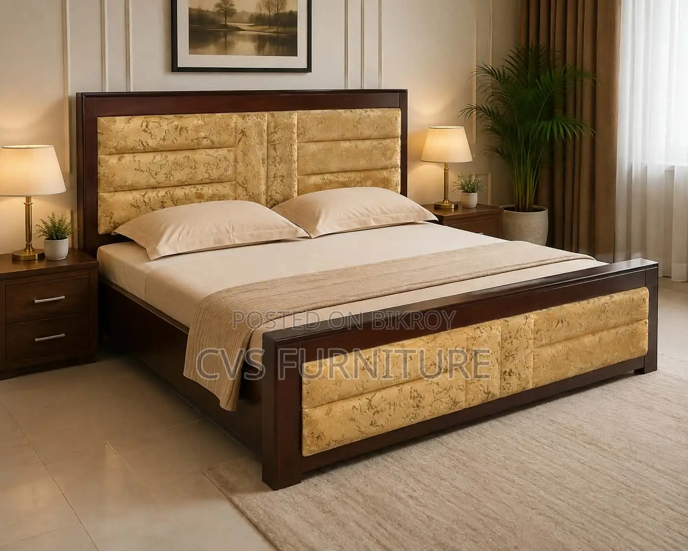 Product ID = Modern Design Board Made Bed cvs-Bed-15