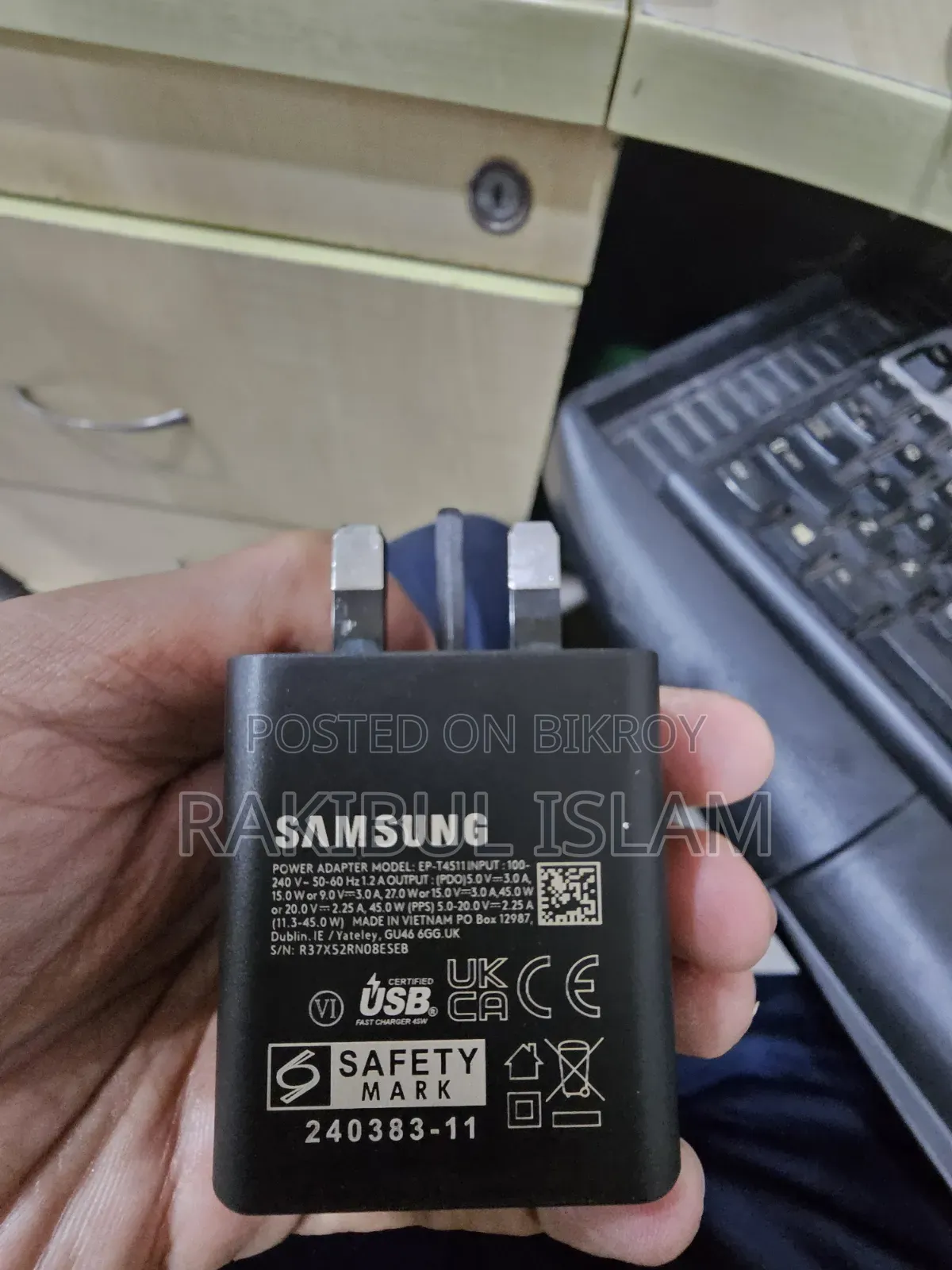 Samsung 45W Orginal Charger