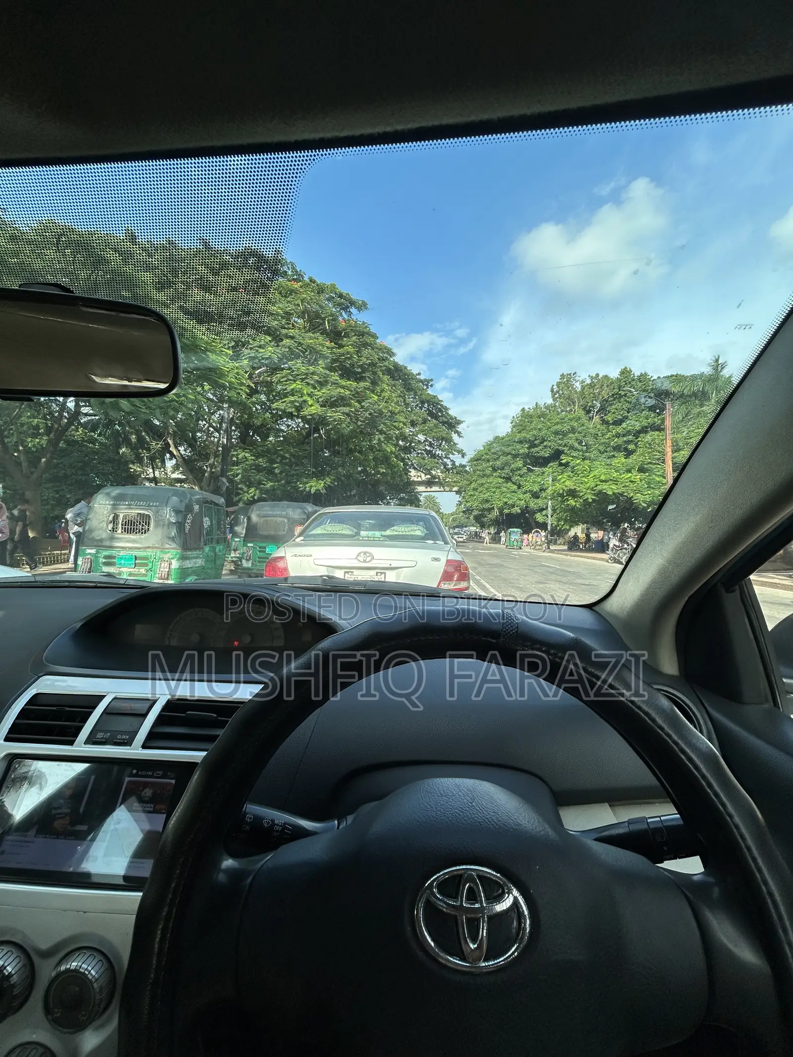 নিউ টয়োটা ইয়ারিস ১.৫ ২০০৮ ব্লু
