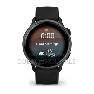 Garmin Vivoactive 6 ব্ল্যাক উইথ ব্ল্যাক সিলিকন ব্যান্ড (শুধুমাত্র প্রি-অর্ডার)
