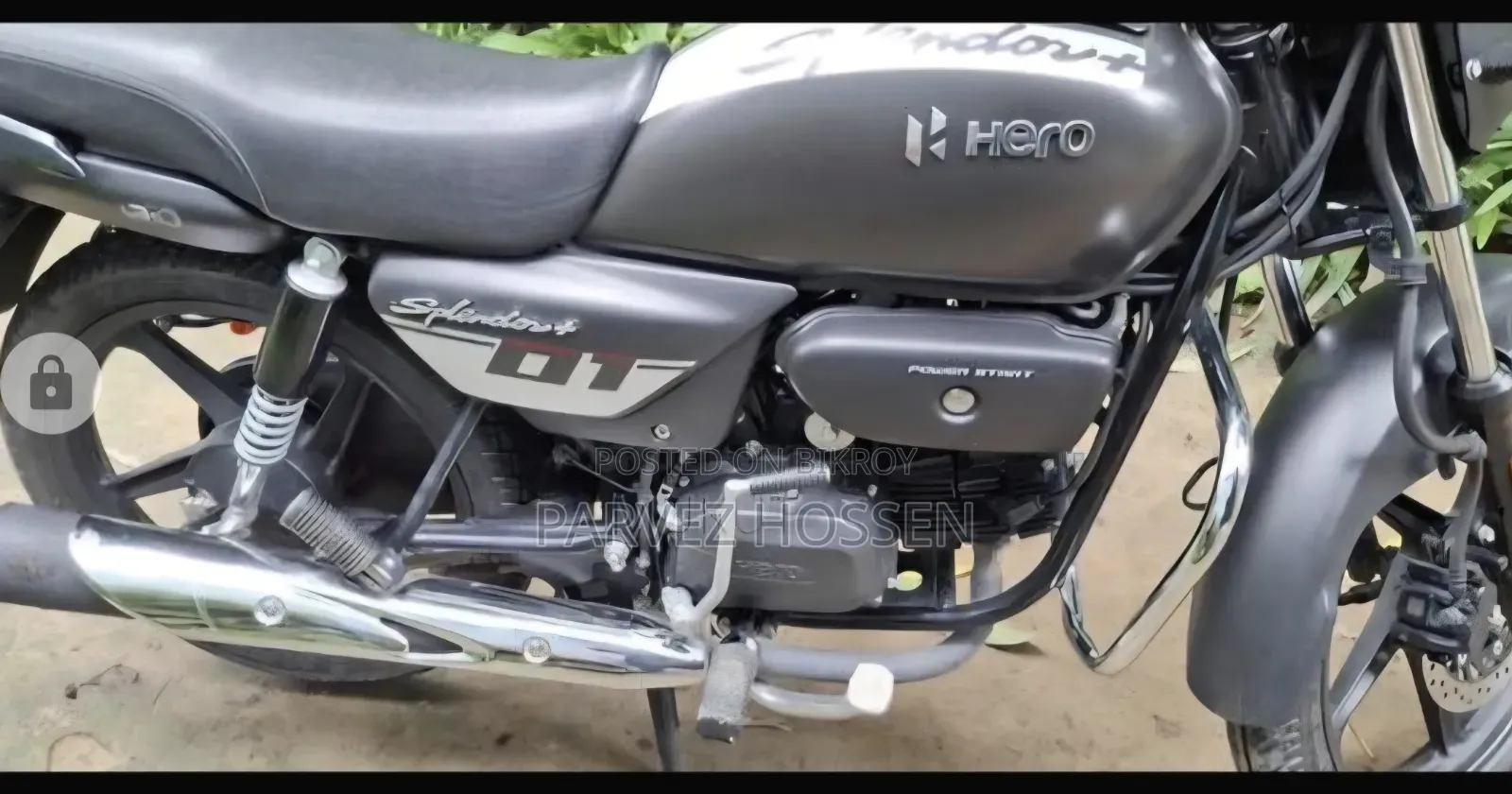 Hero Splendor Plus Sports 2025 Black