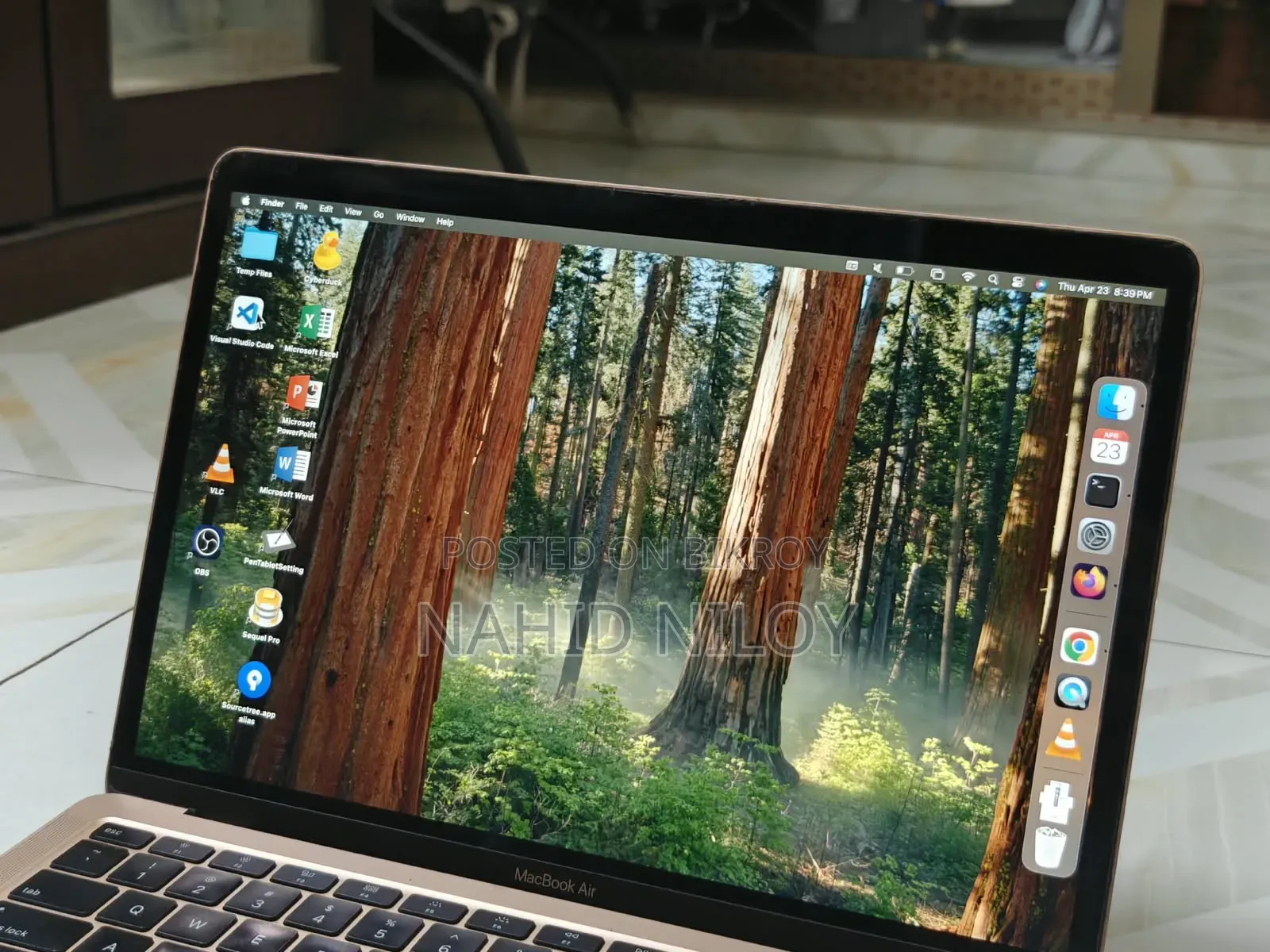 Laptop Apple MacBook Air 8GB Intel Core i5 SSD 512GB