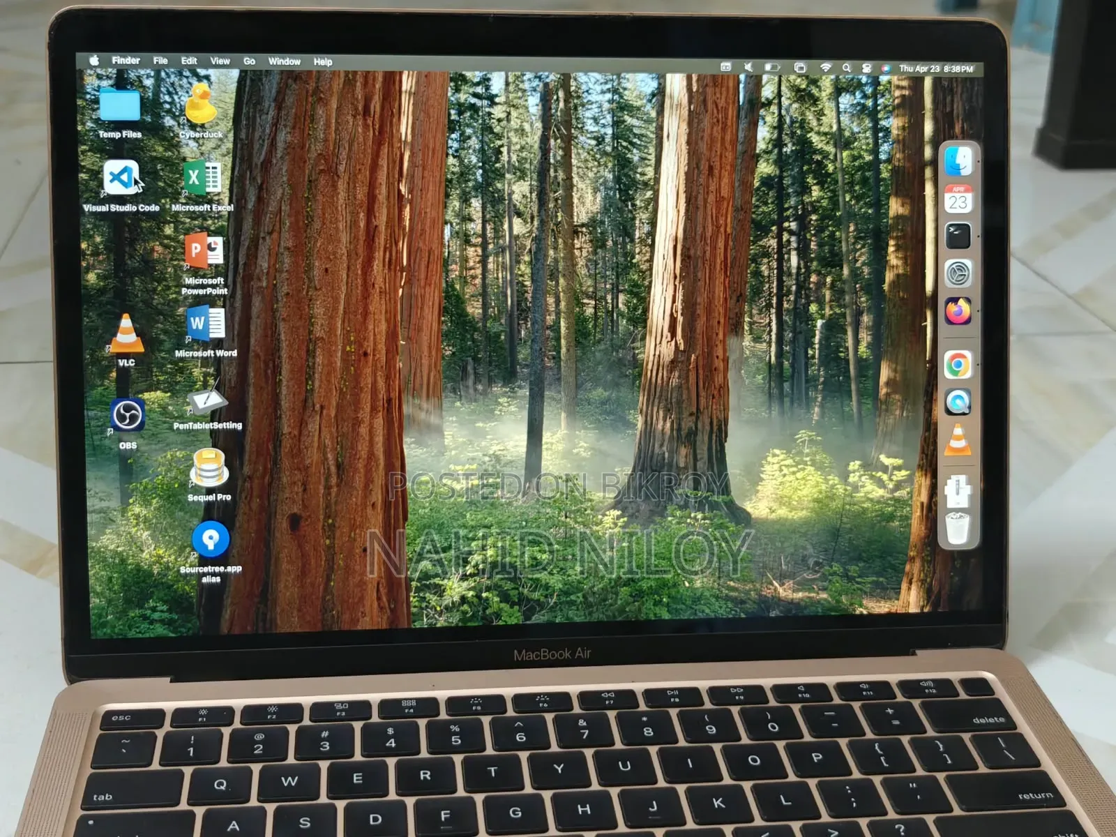 Laptop Apple MacBook Air 8GB Intel Core i5 SSD 512GB