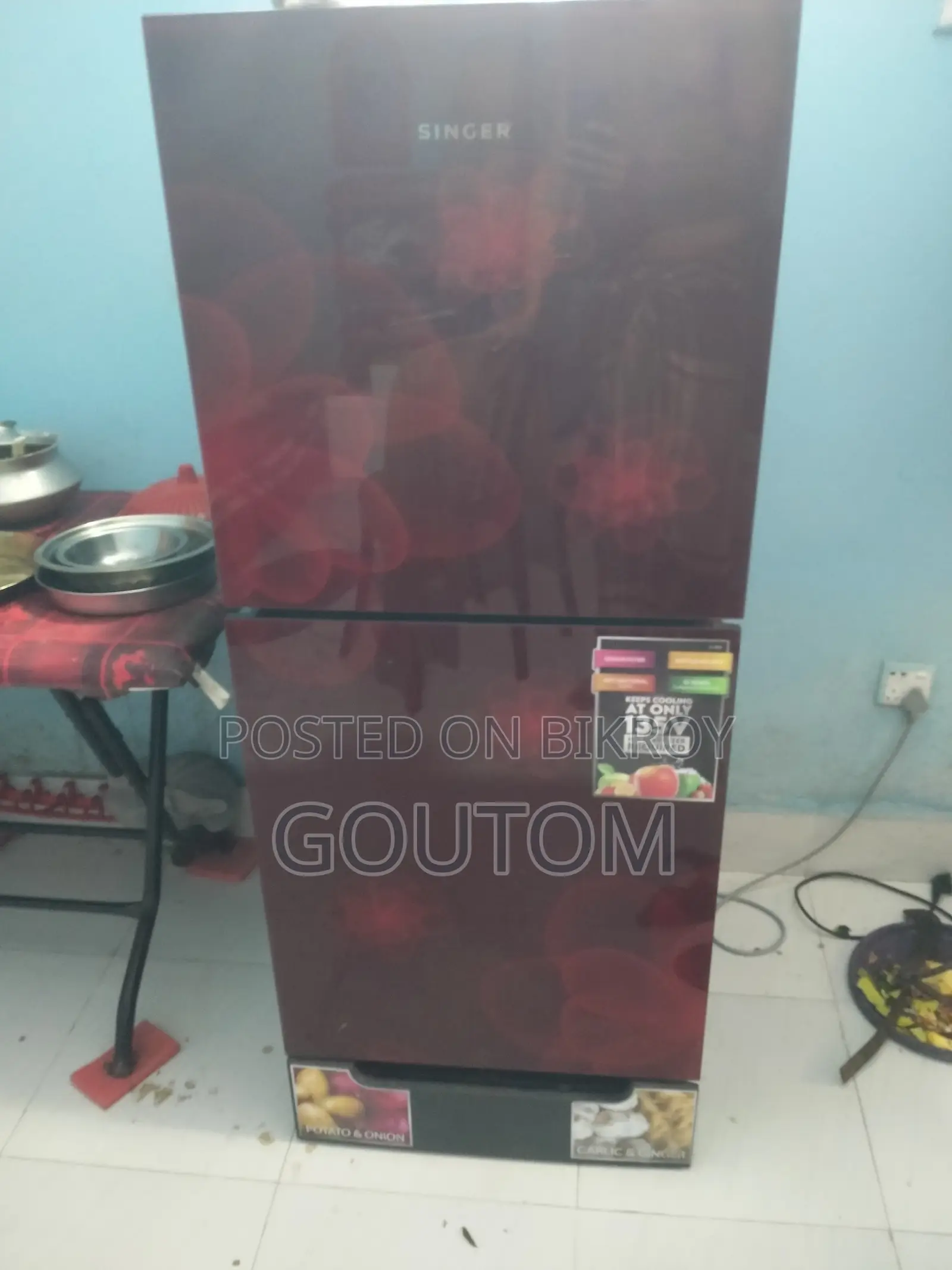 একটি ফ্রিজ বিক্রি করা হবে সিঙ্গার