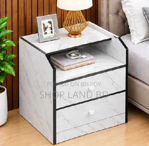 Premium Bedside Table / Side Table with 2 Drawers – 4 Colors | Bedroom