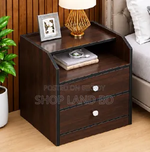 Premium Bedside Table / Side Table with 2 Drawers – 4 Colors | Bedroom