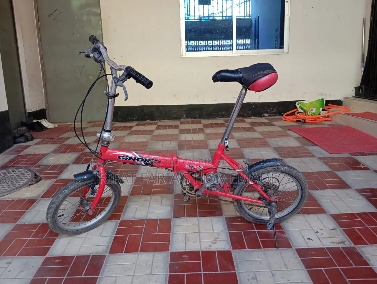 A kids mini cycle is for sale.